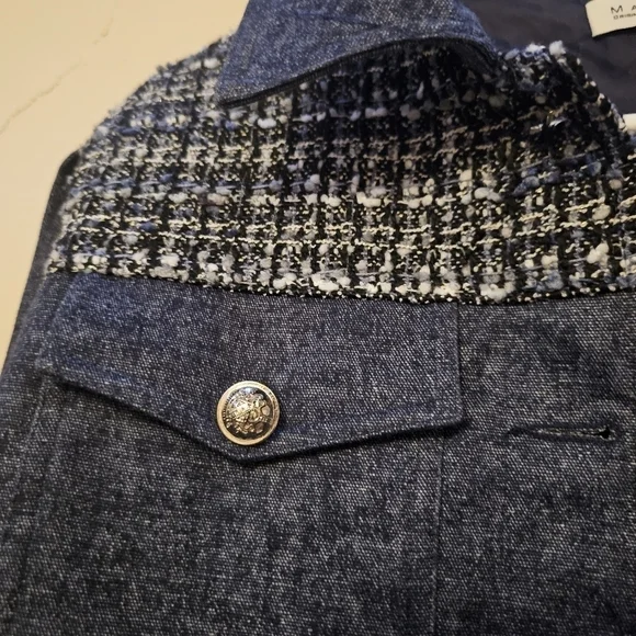 Macy McCoy Denim Tweed Jacket - Picture 5 of 12
